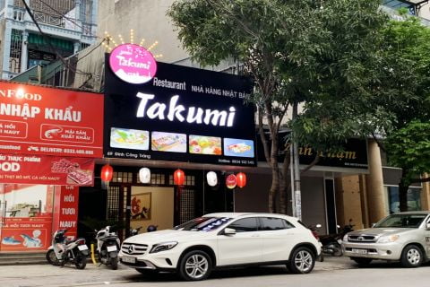 Top 3 nhà hàng Nhật nổi tiếng ở Hà Nội - Takumi