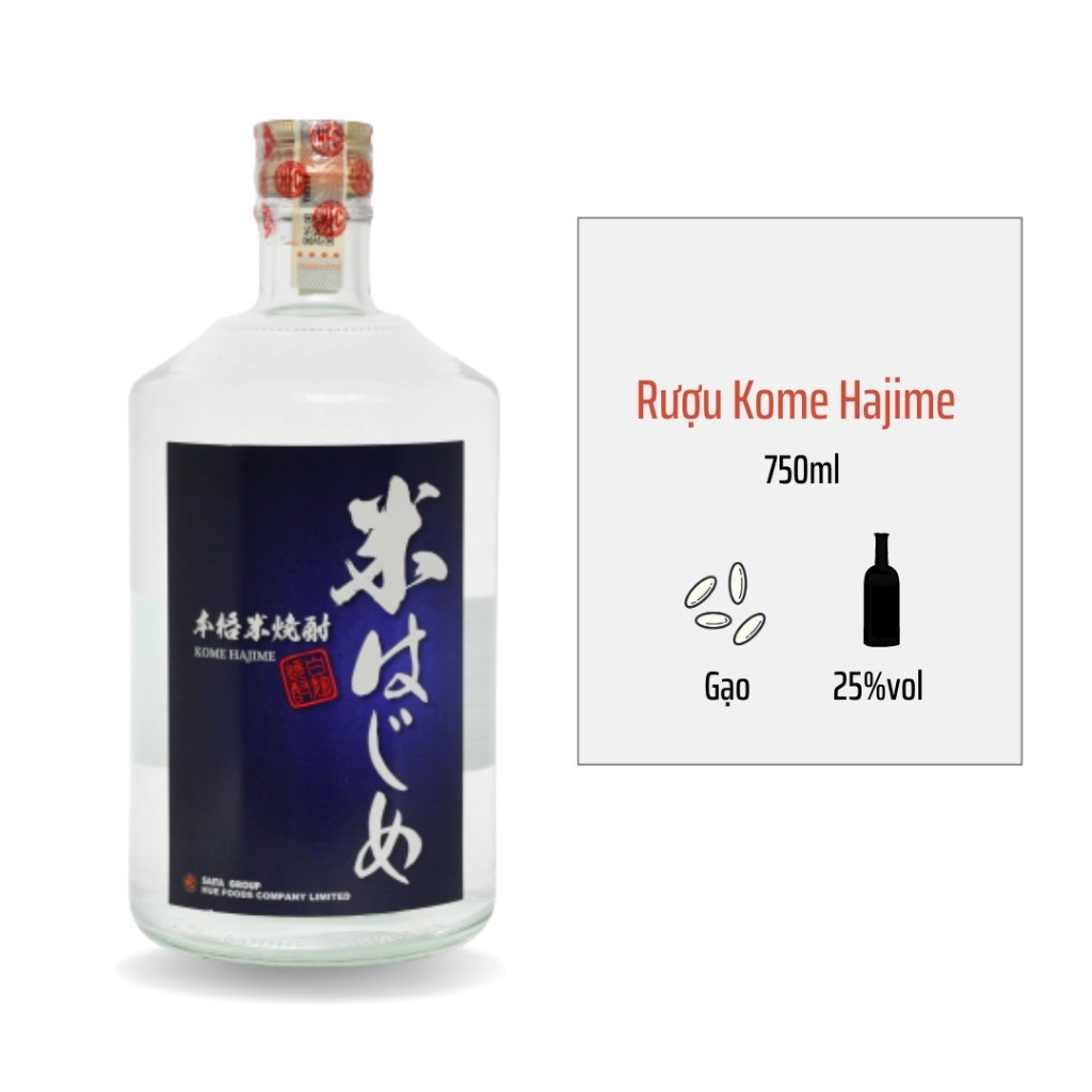 Rượu Shochu Gạo Kome Hajime