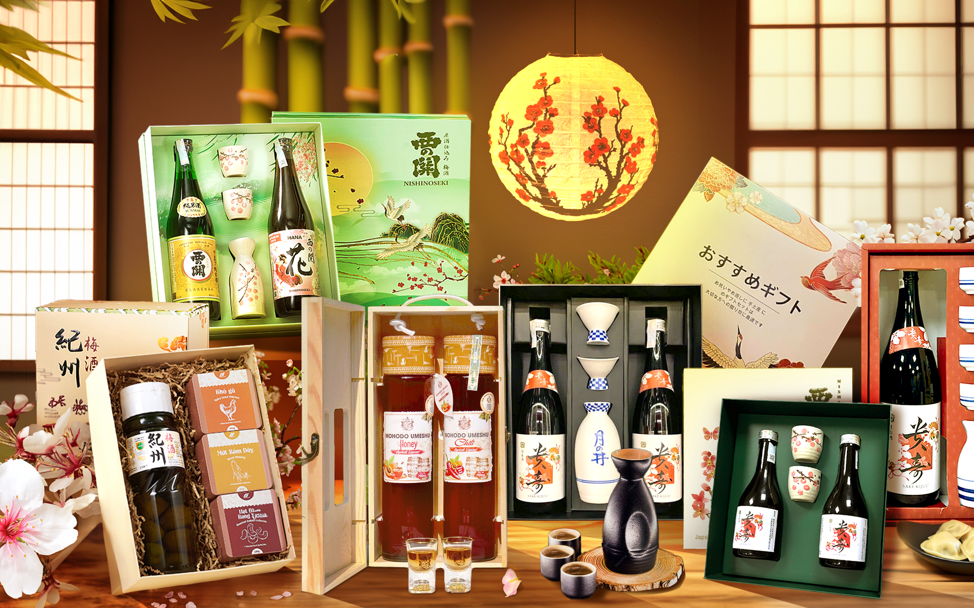 TẾT 2025 | HỘP QUÀ RƯỢU SAKE NHẬT